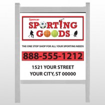 Sporting Goods 528 48"H x 48"W Site Sign
