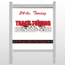 Towing 126 48"H x 48"W Site Sign