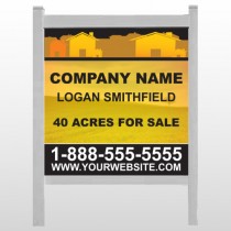 Yellow Land & Housing 861 48"H x 48"W Site Sign