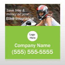 Bike Insurance 110 Site Sign