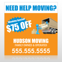 Blue Moving 294 Custom Decal