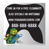 Brushing Germ 502 Site Sign