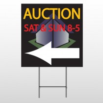 Auction Corner 650 Wire Frame Sign