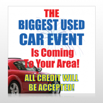 Fireworks Car 111 Site Sign