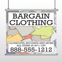 Bargain Bin 532 Hanging Banner