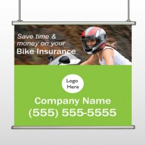 Bike Insurance 110 Hanging Banner