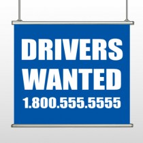 Drivers Wanted 314 Hanging Banner