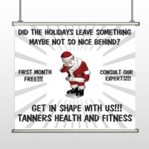 Health Santa 402 Hanging Banner
