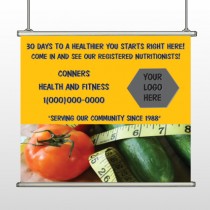Healthy Tomato 404 Hanging Banner