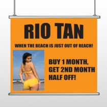 Rio Tan Beach 489 Hanging Banner