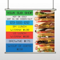 Sandwich 375 Hanging Banner