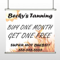 Tanning 298 Hanging Banner