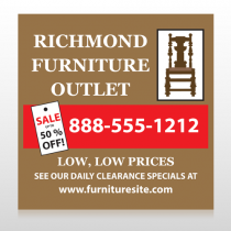 Outlet Chair 527 Site Sign