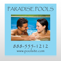 Paradise Pool 529 Sign