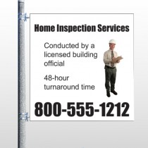 Home Inspection 360 Pole Banner