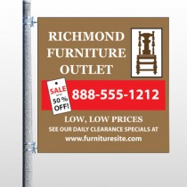 Outlet Chair 527 Pole Banner