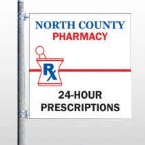 Pharmacy 101 Pole Banner