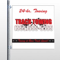 Towing 126 Pole Banner
