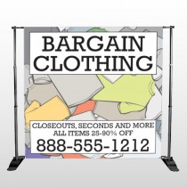 Bargain Bin 532 Pocket Banner Stand