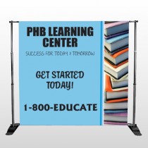 Book Learning 156 Pocket Banner Stand