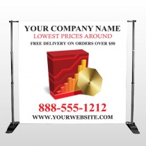 CD  And Graph 147 Pocket Banner Stand