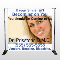 Dental 48 Pocket Banner Stand
