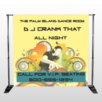 DJ Crank Night 369 Pocket Banner Stand