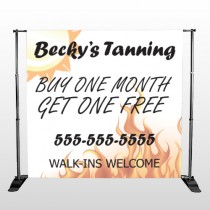 Flaming Sun Tan 298 Pocket Banner Stand