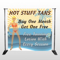 Hot Beach Tan 299 Pocket Banner Stand