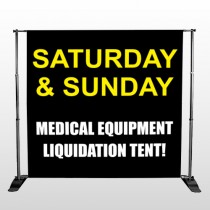 Medic Liquidation 331 Pocket Banner Stand