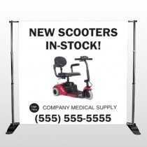 New Scooter 100 Pocket Banner Stand