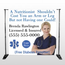 Nutristitionist 46 Pocket Banner Stand
