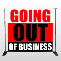 Small Business 53 Pocket Banner Stand