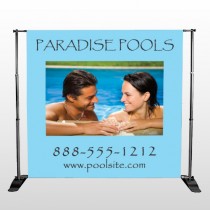 Paradise Pool 529 Pocket Banner Stand