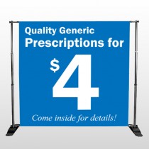 Pharmacy 102 Pocket Banner Stand