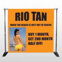 Rio Tan Beach 489 Pocket Banner Stand