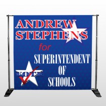 Superintendent 306 Pocket Banner Stand