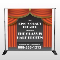 Theatre Curtains 521 Pocket Banner Stand