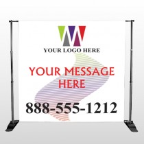 Triangles Wave 167 Pocket Banner Stand