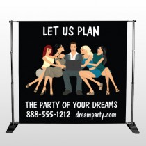 Party Planning 519 Pocket Banner Stand