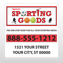 Sporting Goods 528 Sign