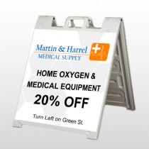 Home Oxygen 139 A-Frame Sign