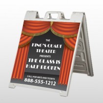 Theatre Curtains 521 A Frame Sign