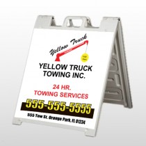 Towing 125 A Frame Sign