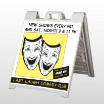 Comedy Mask 516 A Frame Sign