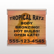 Tropical Rayz Tan 490 Track Banner
