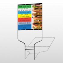 Sandwich 375 Round Rod Sign