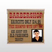 Barbershop Cuts 287 Track Sign