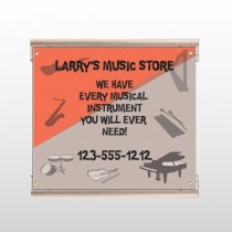 Larry Music Store 372 Track Sign