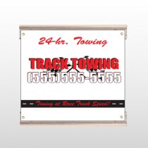 Towing 126 Track Sign